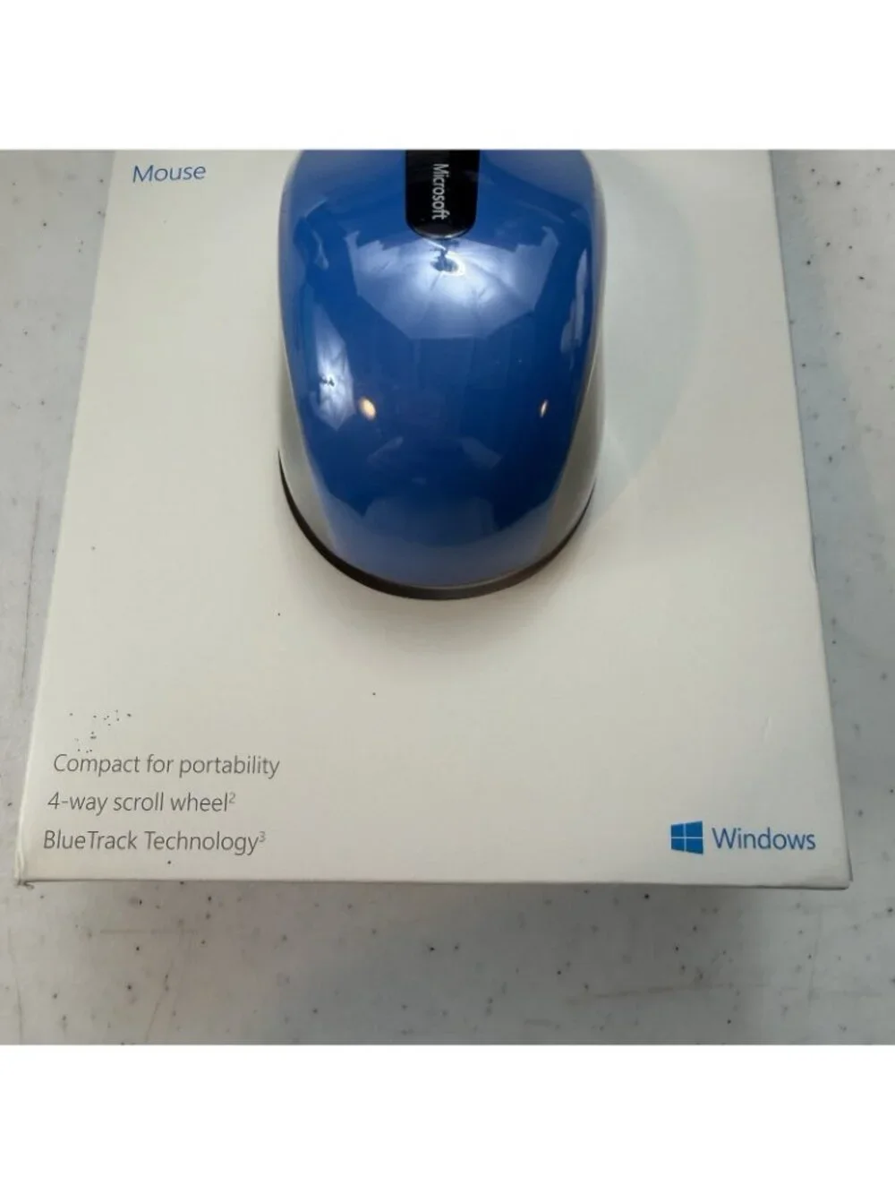 Genuine Microsoft Bluetooth Mobile 3600 Wireless Mouse Blue NEW